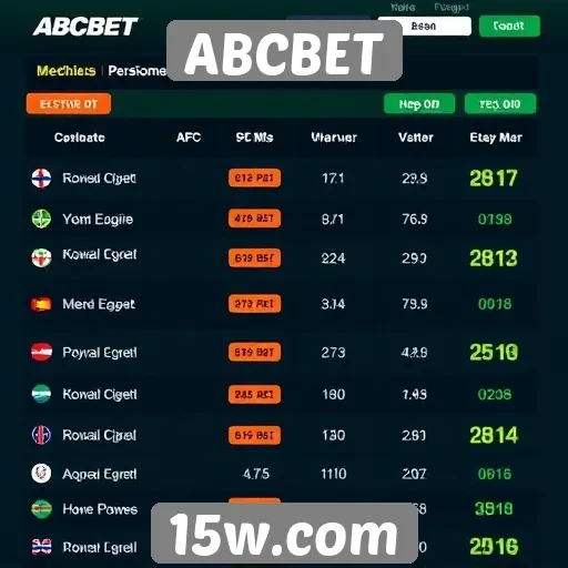 Comparação das odds oferecidas por ABCBET